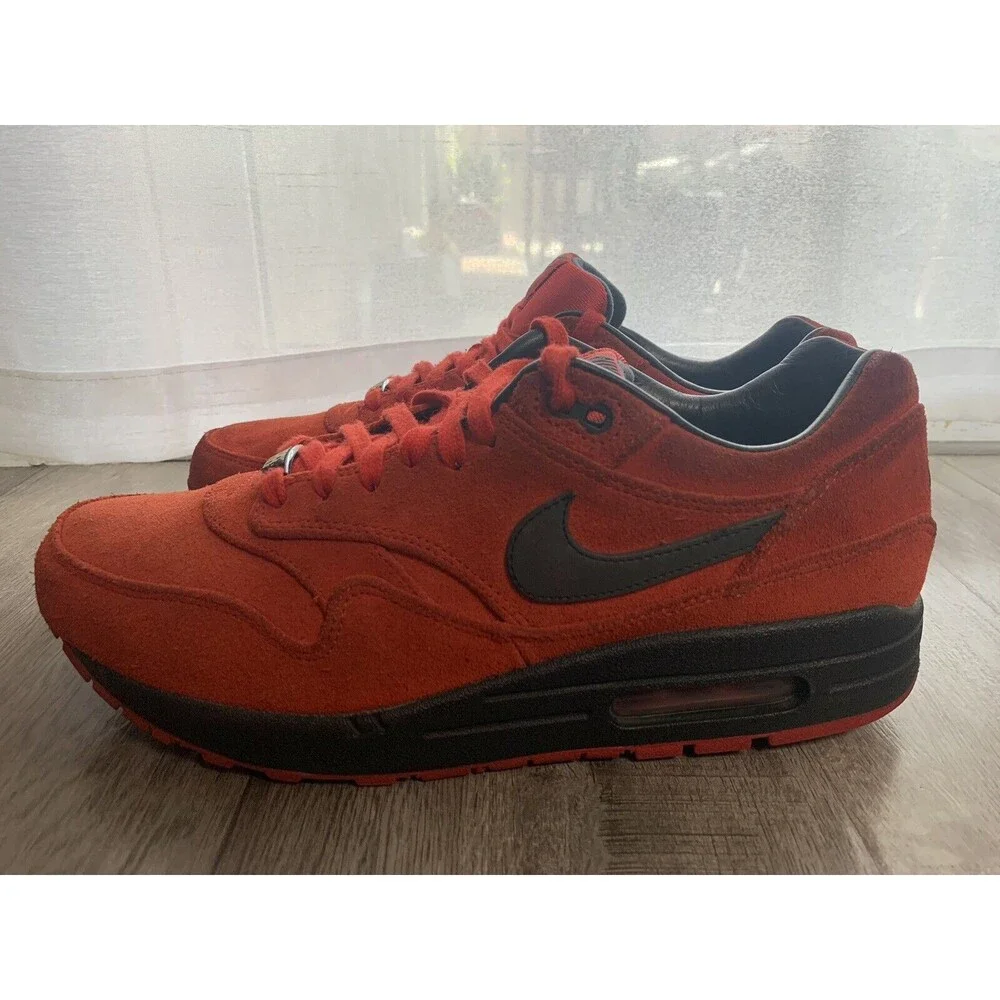 2012 Nike Air Max 1 PRM‎ Premium Pimento 512033-610 size 10.5